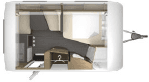 Plan d'aménagement Tabbert Bellini 390 FHD/F 2,3